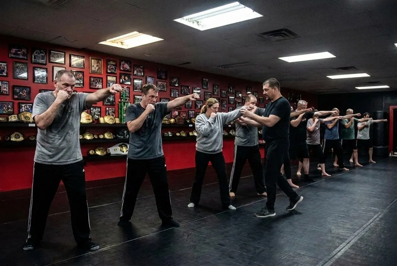 Classe de groupe adulte à l'académie